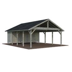 Carport Palmako Robert 40,6 m2 med Förråd