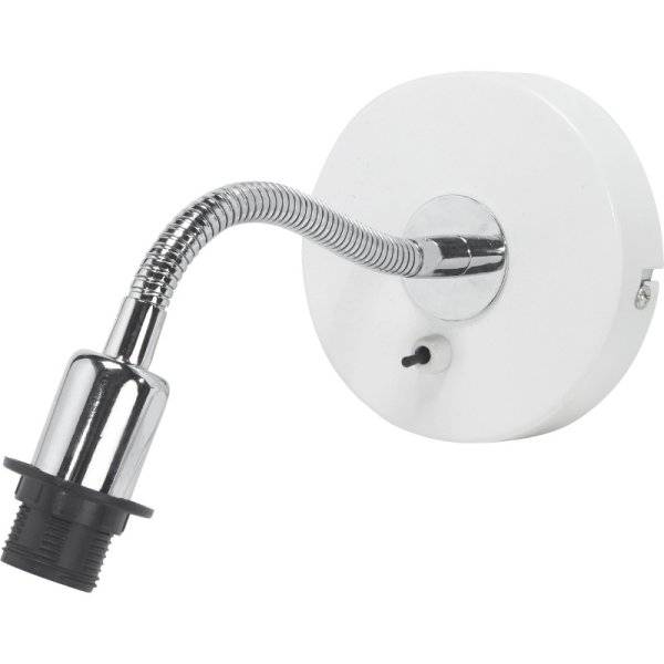 Vägglampa Cia, fler färger - Pr Home (Välj färg: Vit & Krom)