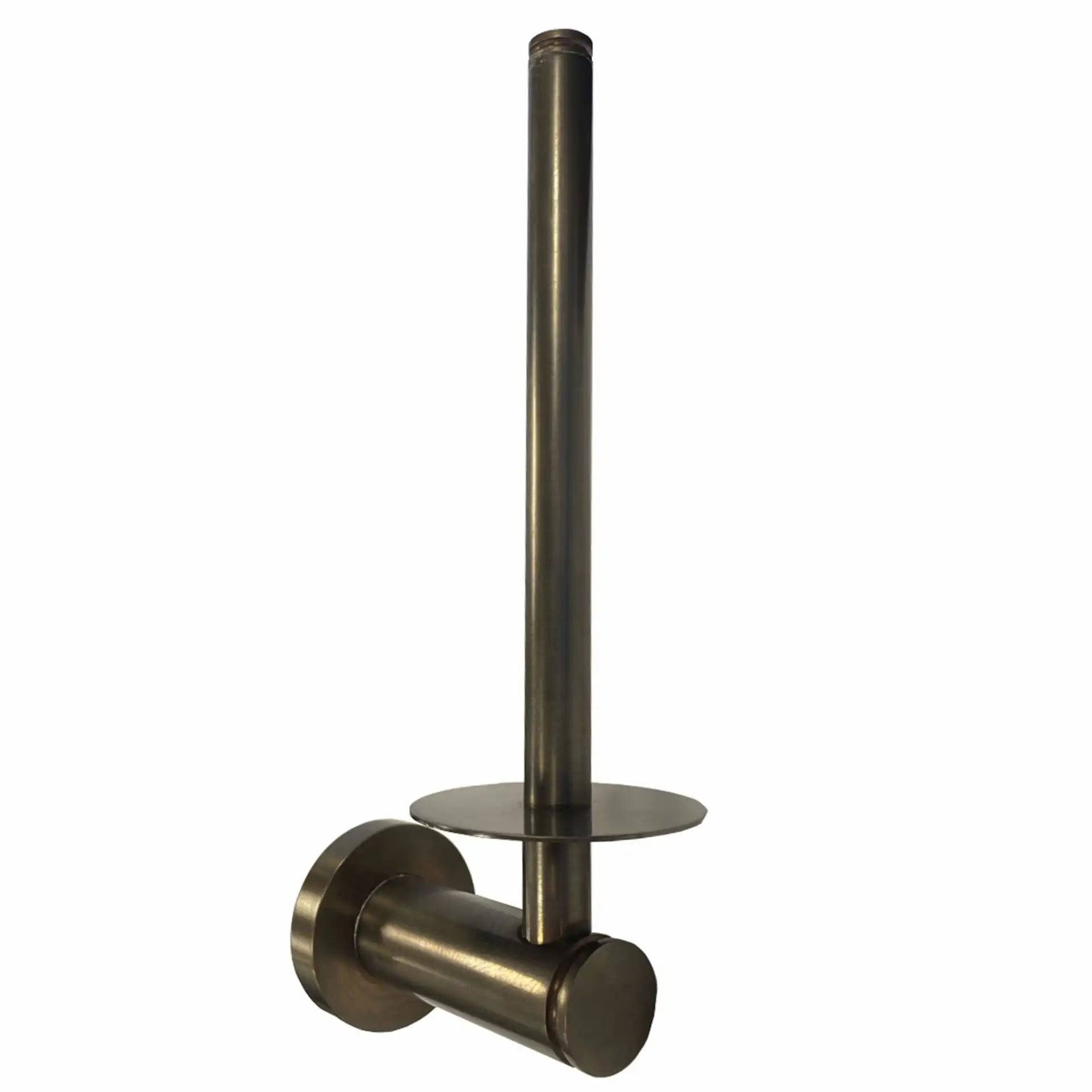Lavabo Luna reservetoiletpapirholder, Bruneret massiv messing.