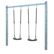 Plus gyngestativ m/gyngesæder stål 247x8x212 cm