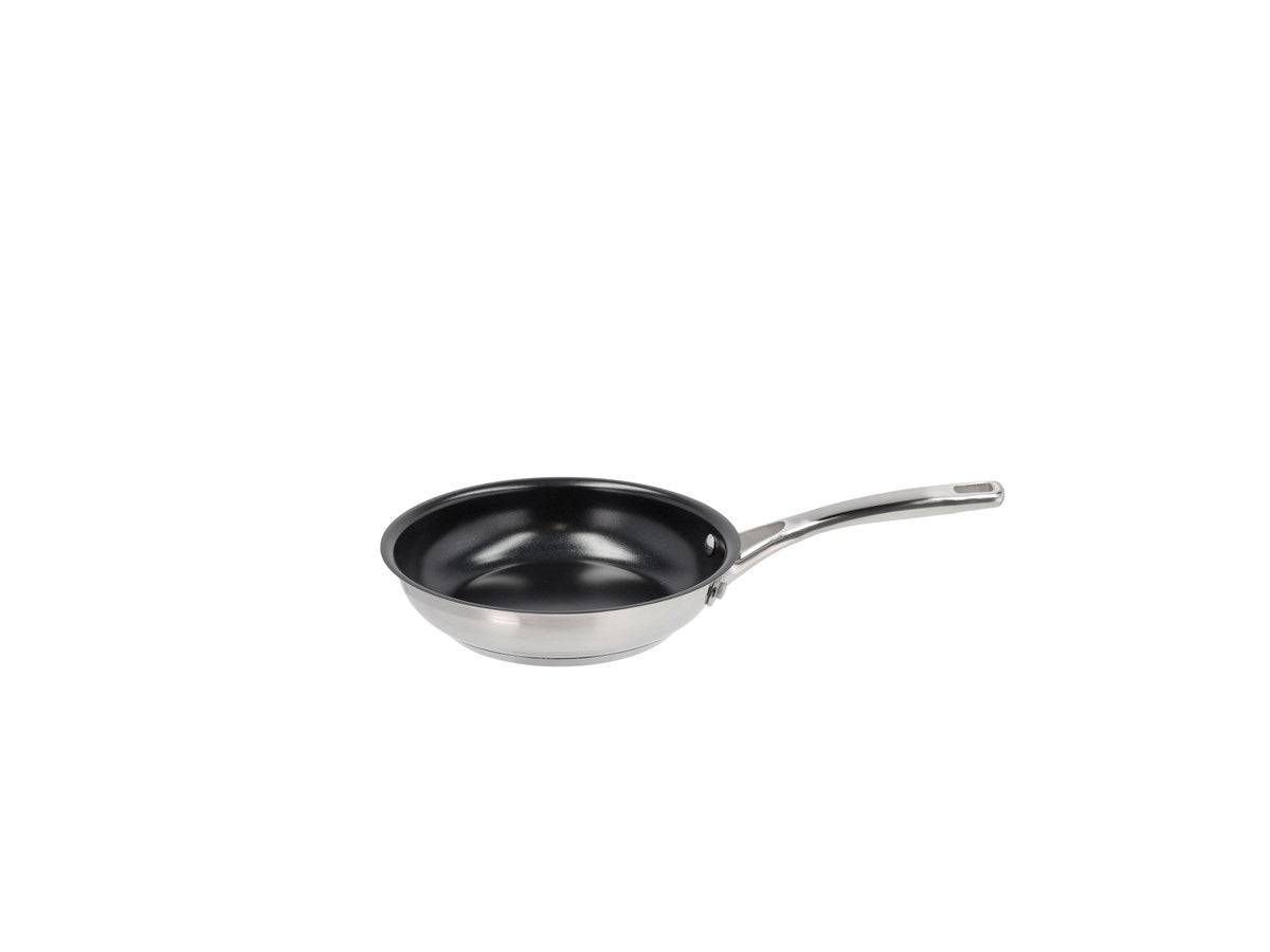 Stegepande Ellen 20 cm 18/8 rustfrit stål keramisk belægning - 6 stk