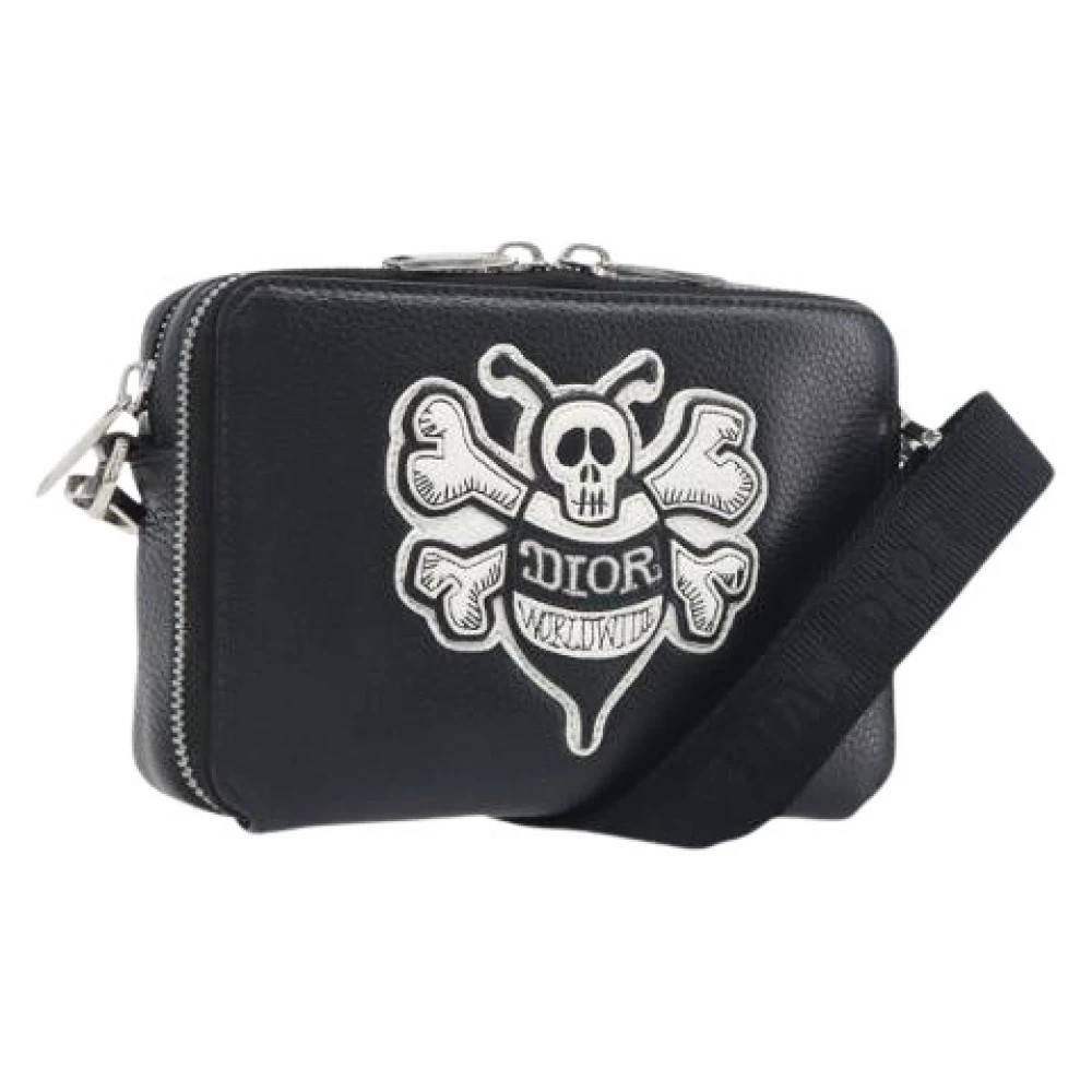 Dior Vintage Pre-owned Vintage Skuldertaske - Vintage - Dame - Sort - ONE SIZE - Uld