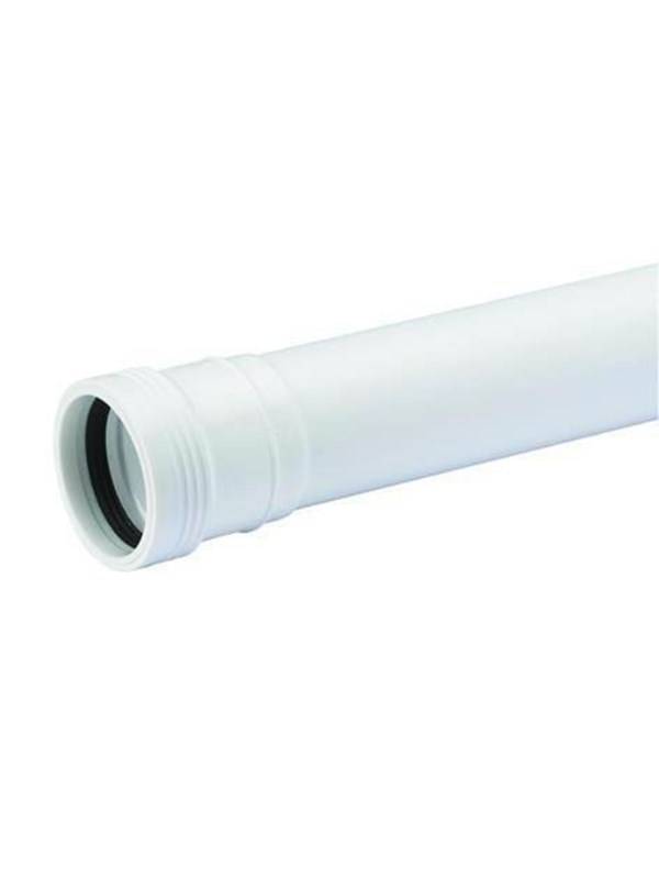 Wavin Wafix pp pipe with sleeve 32 x 2000 mm white