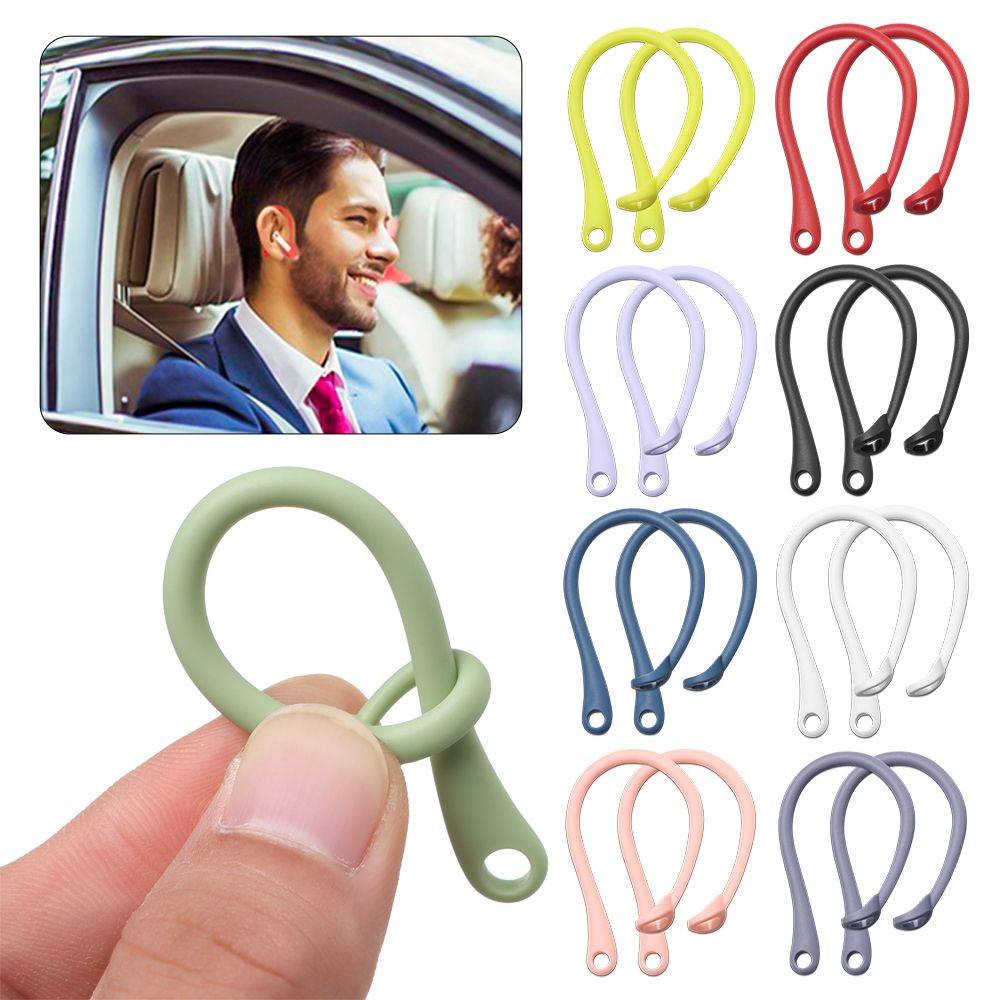 Sports Protector Earphone Holders Secure Fit Hooks Protective Ear Hook Silicone Anti-lost Earhooks For Apple AirPods 1 2 3 Pro