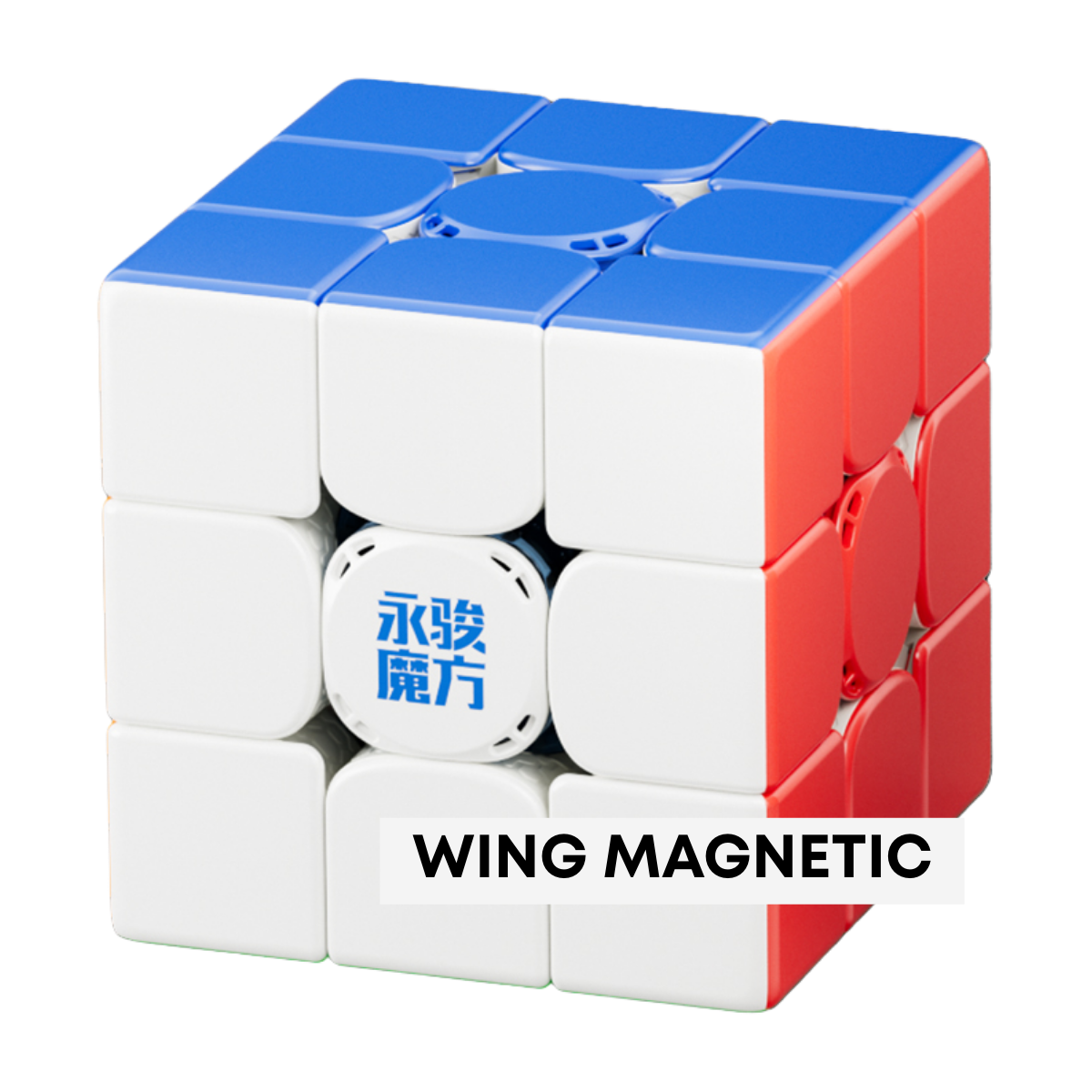 YJ Meta 3x3 Wing-Magnetic Speed Cube Stickerless - Professorterning.