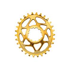 Absolute Black Drev oval Direkt montering GXP SRAM guld - Antal tänder 28
