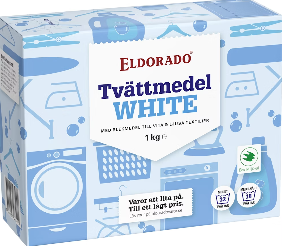 Eldorado White Tvättmedel Pulver 1kg