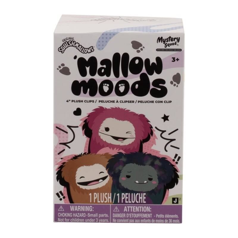 Squishmallows Mallow Moods Mystery Bigfoot Clip - Squishmallows - Leksaksaffären