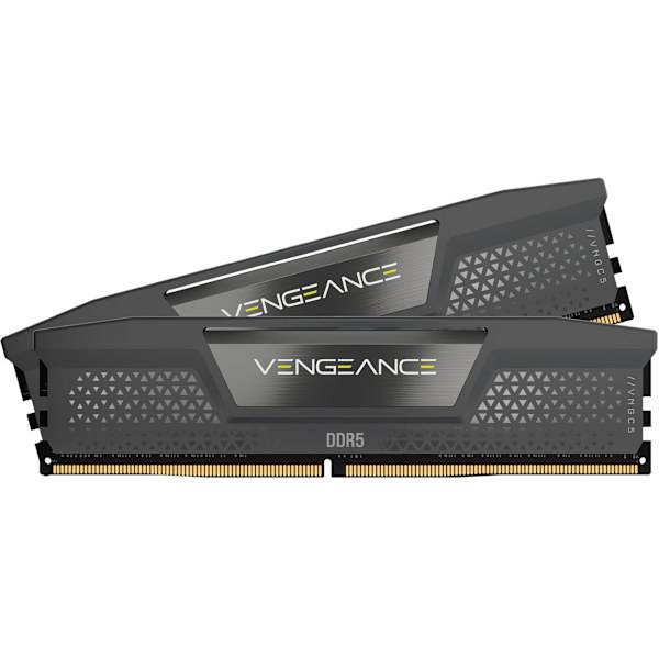 RAM-minne - CORSAIR - CMK32GX5M2B6400Z36 - 32 Go 2x 16 Go - VENGEANCE DDR5 Grey Heatspreader 6400MT/s - DIMM - CL 36