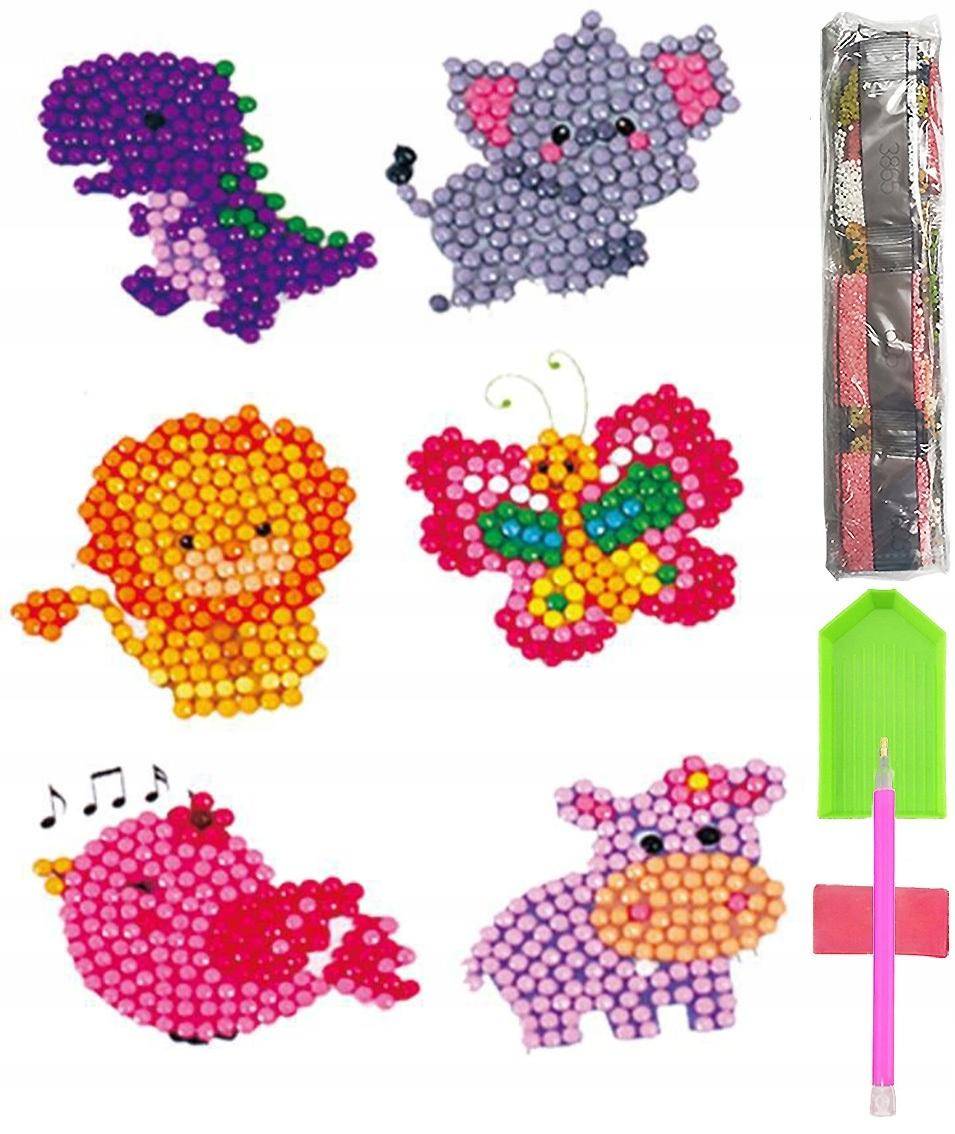 5D Diamond Embroidery Children's Set Of Puzzle Stickers