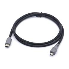 OpenII USB C till mikro-USB C-kabel, typ C hane till micro USB B hane förlängning för MacBook, Dell XPS 13 15, Chormebook Pixel, Lenovo-enheter med USB-C-port (1 meter)