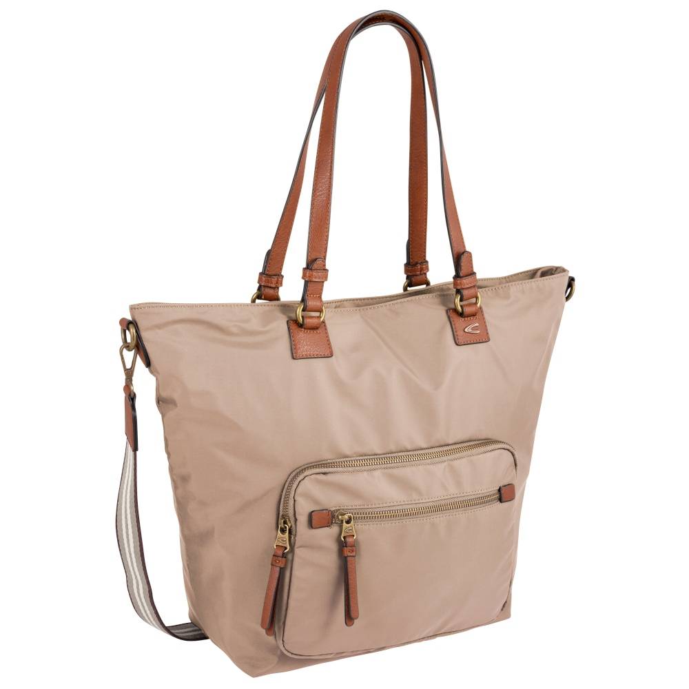 Camel Active Handväska/Axelremsväska Beige 45x33x14