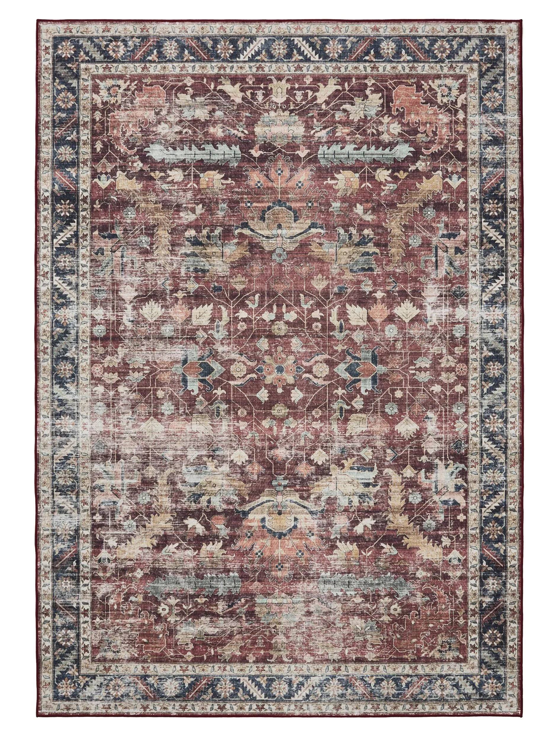 ATLAS Flerfarvet Vaskbart Tæppe - Rektangulær / 300x400 cm / Flerfarvet