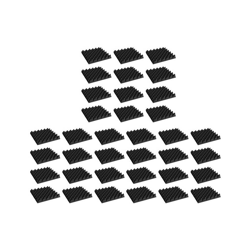 36 Pack Self Adhesive Acoustic Foam Panels Fireproof Soundproofing Treatment Wall Panel,Reduce Noise Foam for Studio,Etc