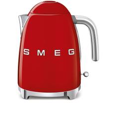 Smeg - vattenkokare i rostfritt stål - unisex - rostfritt stål - one size - Röd