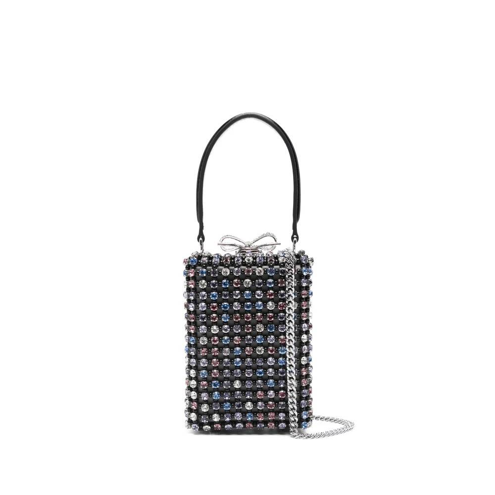 Self Portrait Top-handle Clutch - Tasker - Dame - Sort - ONE SIZE -