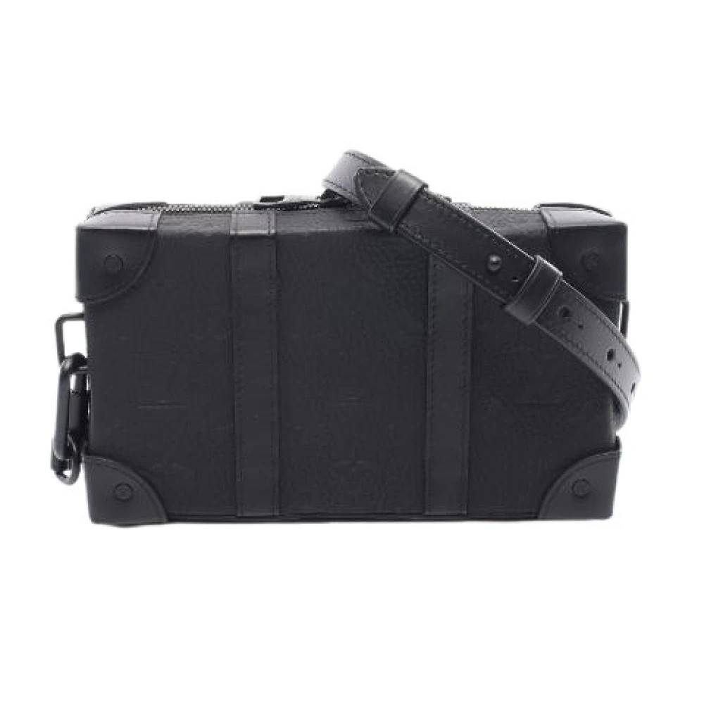 Louis Vuitton Vintage- - Pre-owned Soft Trunk Wallet Monogram Taurillon Läder Axelremsväska Vintage - Herr- ONE Size- Läder