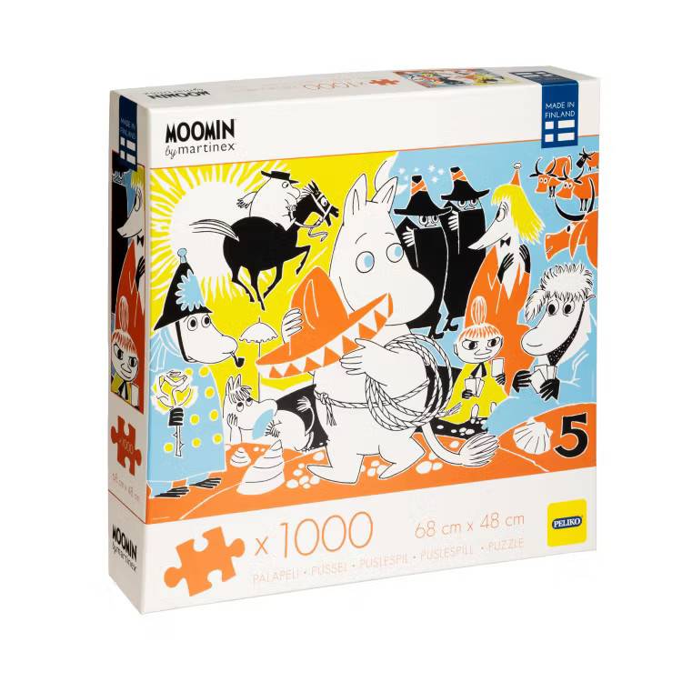 Mumin Pussel 1000 bitar Comic book cover 5