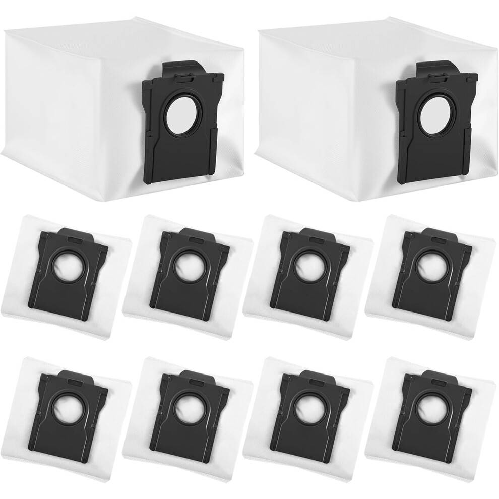 Pakke med 10 støvsugerposer, kompatibel med DreameX40, X50 Ultra Complete/D10 Plus Gen 2/L10s Ultra Gen2, kompatibel med Dreame L10s Plus/L1