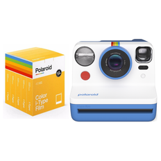 Polaroid - Now Gen 2 Camera Blue + Color film I-Type 40-pack - Bundle - Fri fragt og klar til levering - Prismatch