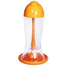 Goodfeer oljesprayflaska för matlagning salt bbq kryddor olja peppardispenser olivgrill bakningstillbehör köksredskap - orange