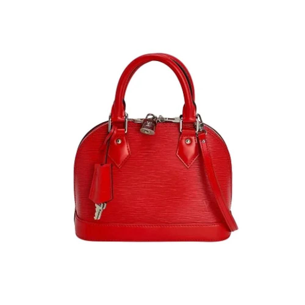 Louis Vuitton Vintage Pre-owned Vintage Håndtaske - Vintage - Dame - Rød - ONE SIZE - Læder