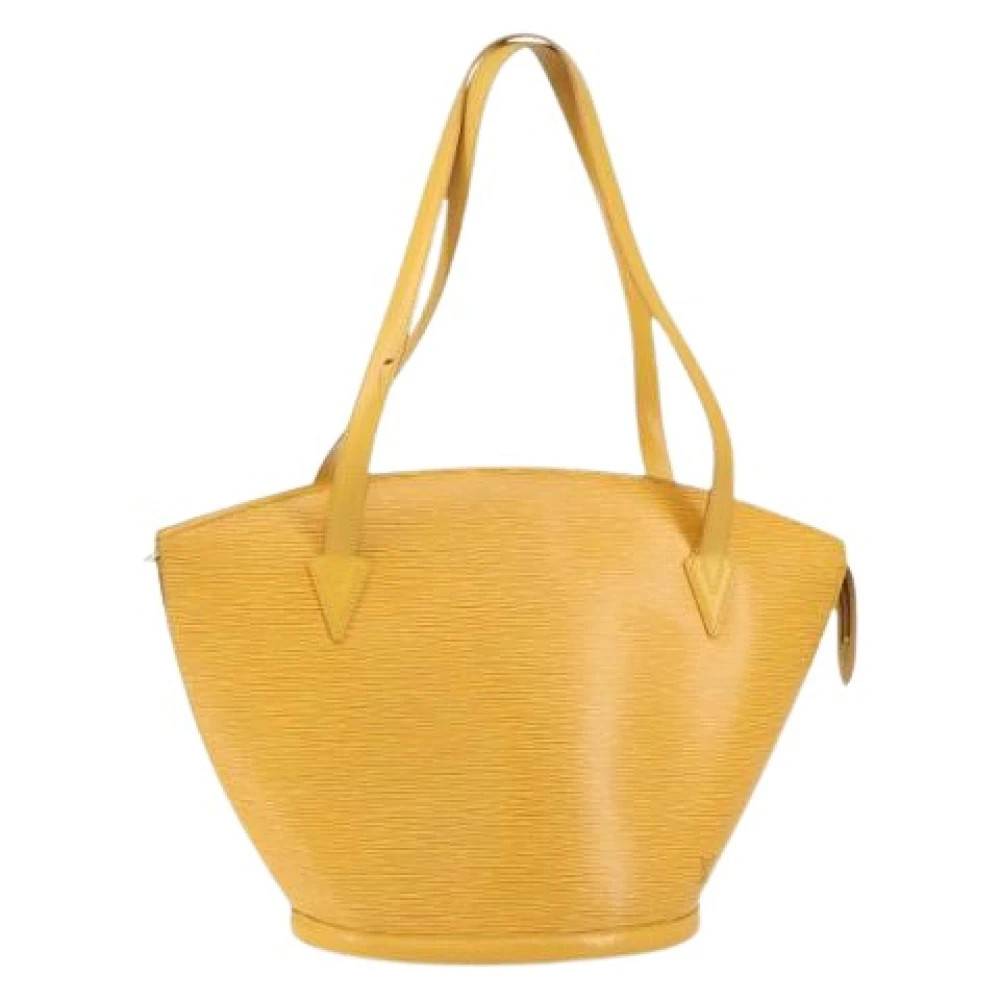 Louis Vuitton Vintage Pre-owned Vintage Skuldertaske - Vintage - Dame - Gul - ONE SIZE - Uld
