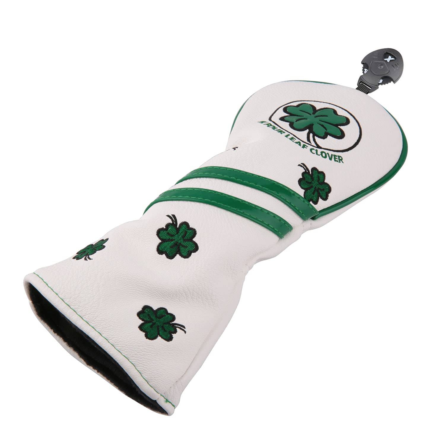 clover golf head cover DR UT White Sold set White Four-leaf 3-piece set/Driver cover/Wood FW/Utility individually/3-piece (Driver DR) vit