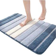 Bademåtte 50 x 80 cm Skridsikker Bademåtte Superabsorberende Vand, Maskinvaskbar, Mikrofiber Absorberende Badeværelsesgulvmåtte