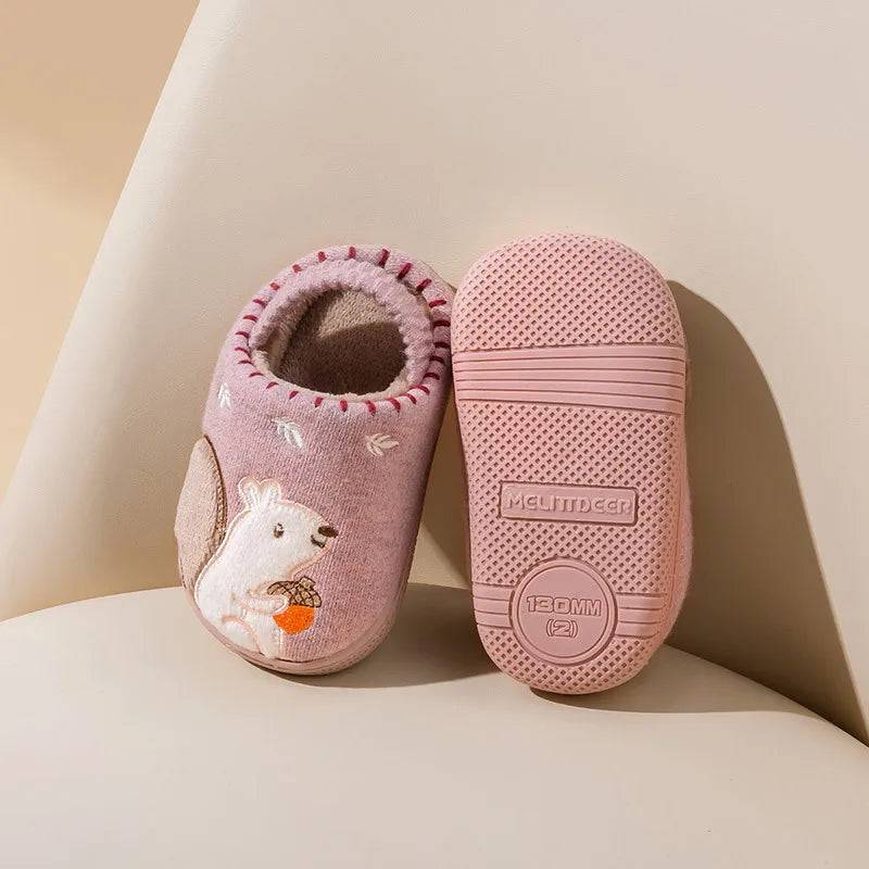 Mini Fashion Inomhusskor - Söta Antiglid Inomhusskor för Barn - Rosa / 14 (1-2 år)