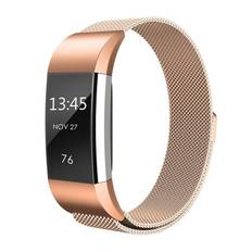 Fitbit Charge 2 Armband Milanese Loop, roséguld