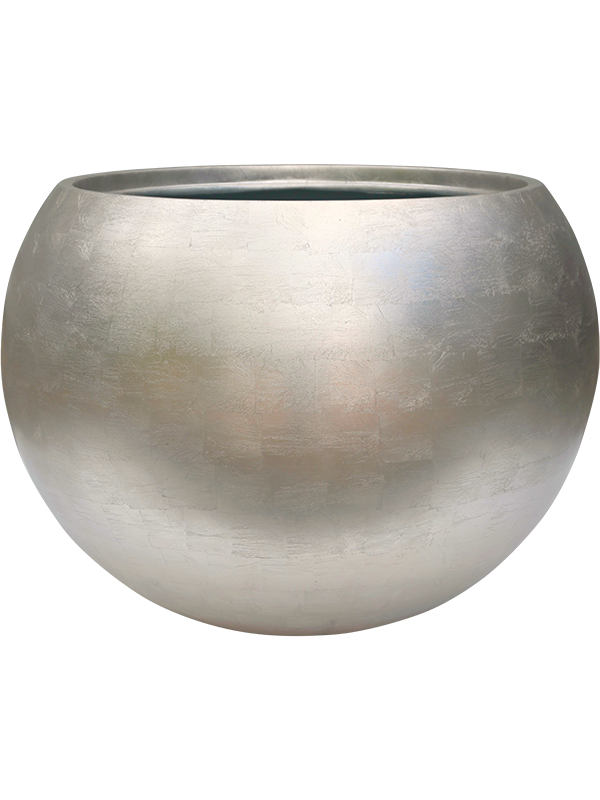 Baq Metallic Silver leaf - Globe Matt Light Champagne (with liner) (ø50 ↕37)