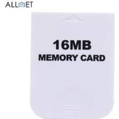 4mb 8mb 16mb 32mb 64mb 128mb 256mb 512mb minneskort för nintend wii konsol gamecube gc n gc spel lagringskort spara sparare - Vit 16mb