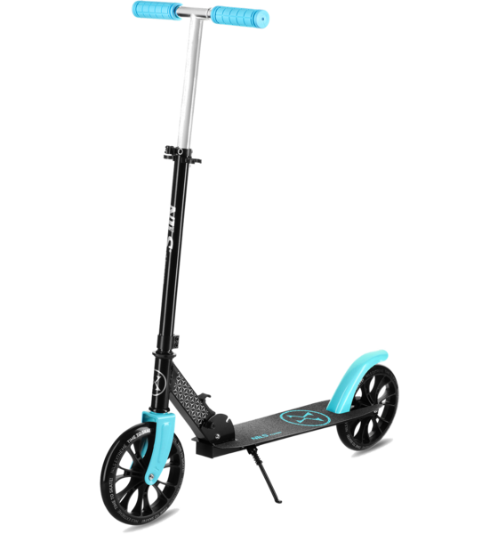 Northix Black Kick Scooter, Foldable, Lightweight Design Kickbike Blue - 50 cm