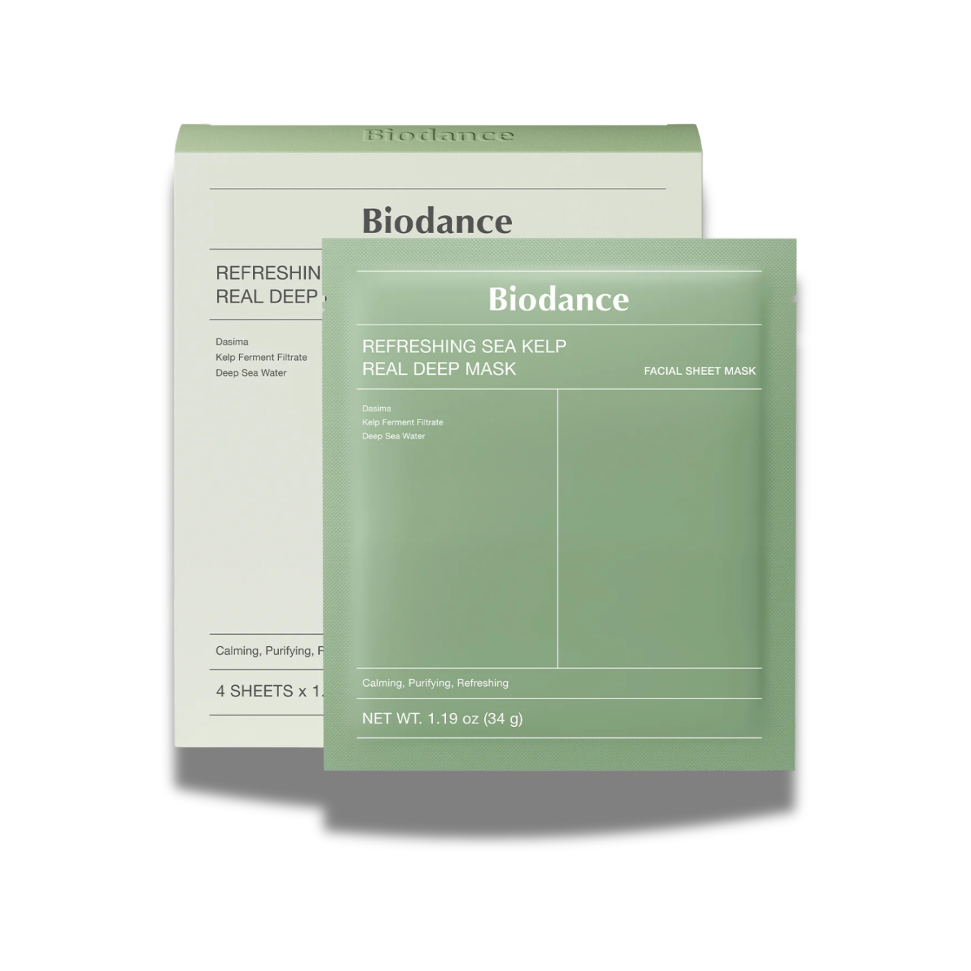 BIODANCE™ – Hydrogel Ansiktsmask med 10% Fermenterade Alger Lugnande · Balanserande · Djupt återfuktande · K-Beauty Ansiktsmask