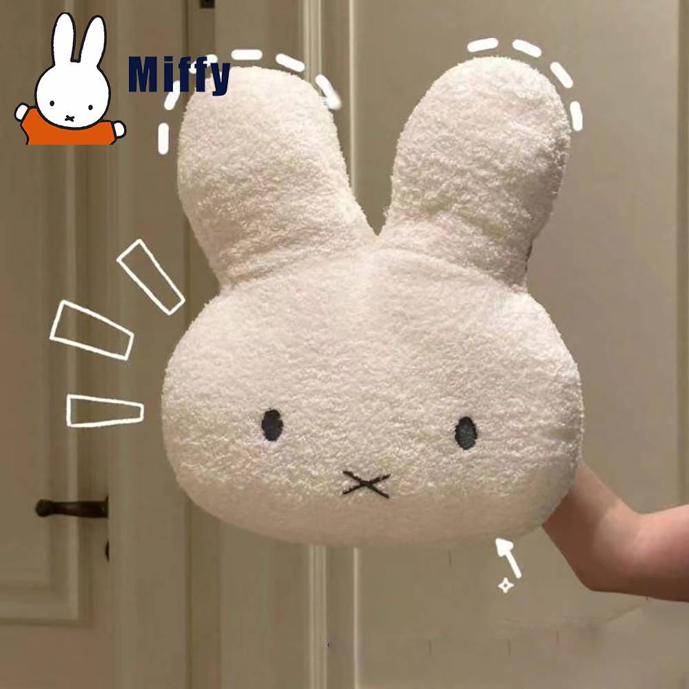 Kawaii Miffy 40CM Plush Doll Cute Plush Pillow Room Decoration Comfortable Soft Cartoon Rabbit Body Pillow Girl Gift