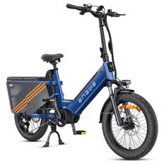 ENGWE LE20 Cargo Electric Bike, 250W Mid-drive Motor, Torque Sensor, 48V 2*19.2Ah Battery, 20x3.0-inch Tires, 25km/h Max Speed