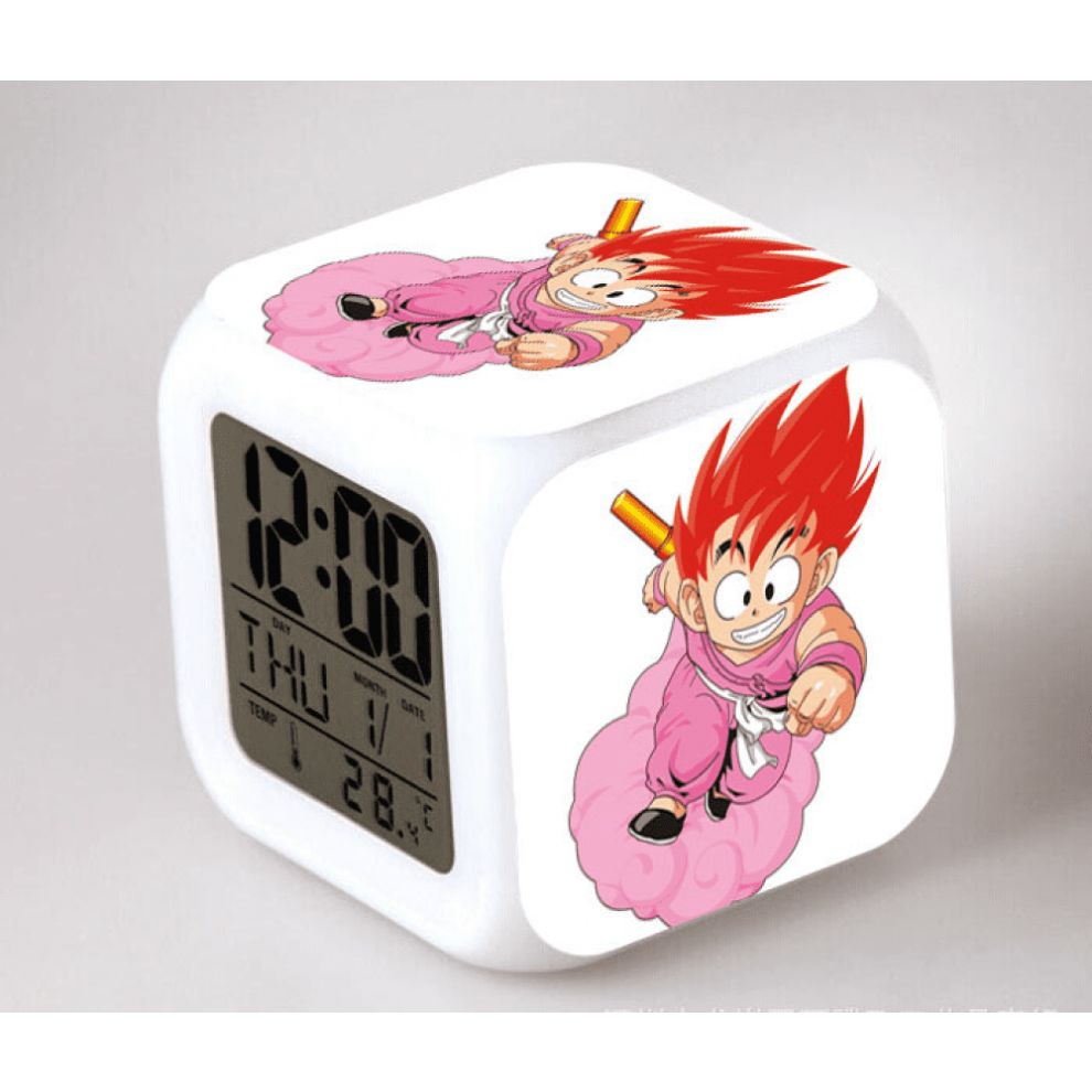 Digital väckarklocka för barn med Dragon Ball-mönster