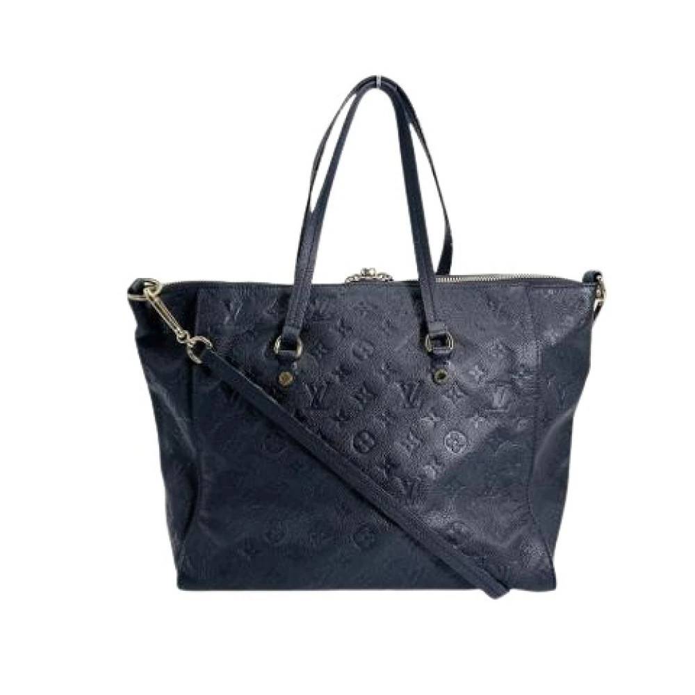 Louis Vuitton Vintage Pre-owned Vintage Monogram Empreinte Tote - Vintage - Dame - Blå - ONE SIZE - Uld