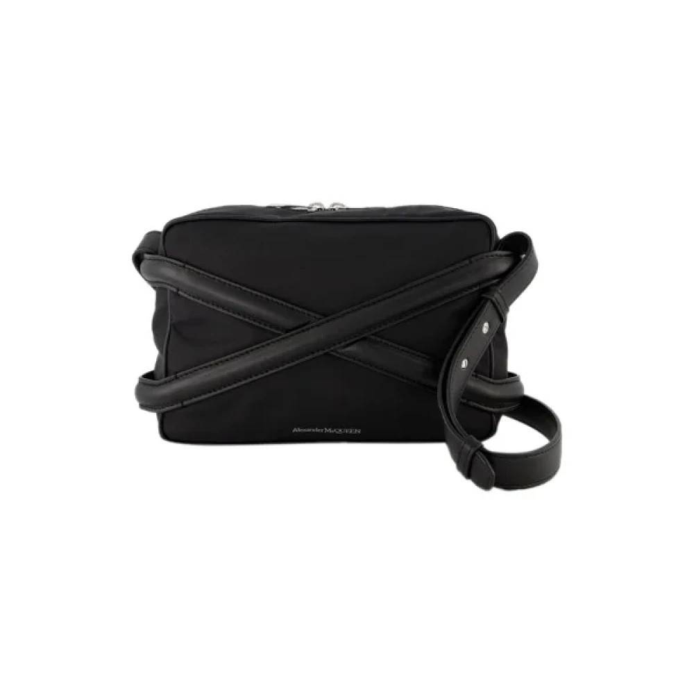 Alexander McQueen Laeder crossbody-tasker - Tasker - Herre - Sort - ONE SIZE - Uld