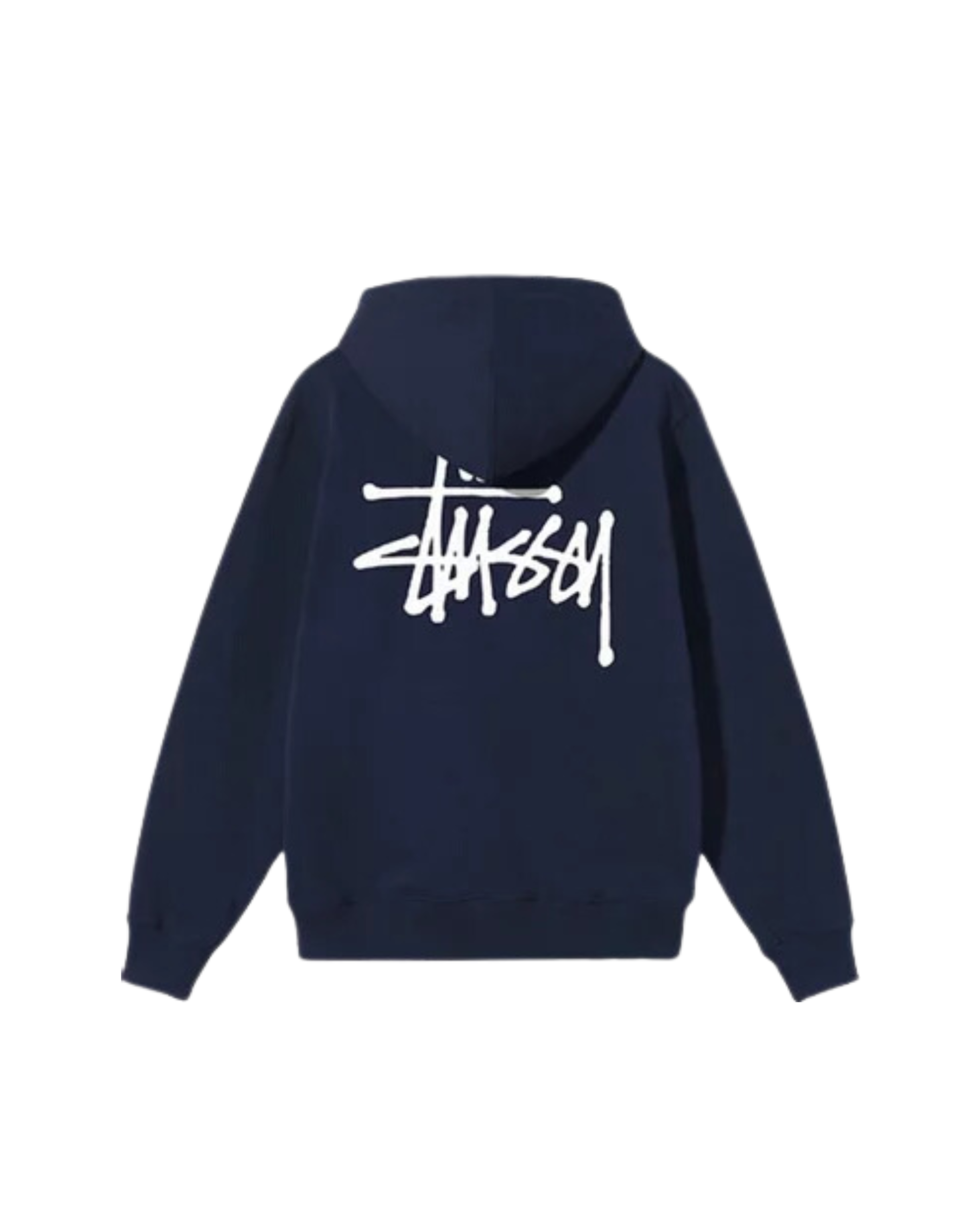 Stussy Basic Zip Hoodie Navy - L