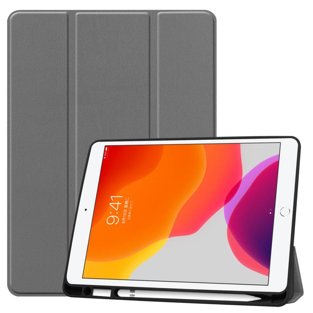 Tri-fold etui til iPad 10.2 2019/2020 - Grå