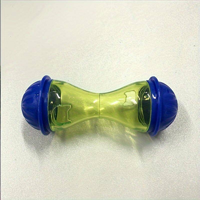 Cat Toy - Non-Electric Bone-Shaped Puzzle Toy with Treat Dispensing, Available in 2 Colors, Durable Plastic Material, Attracts Pet Playtime