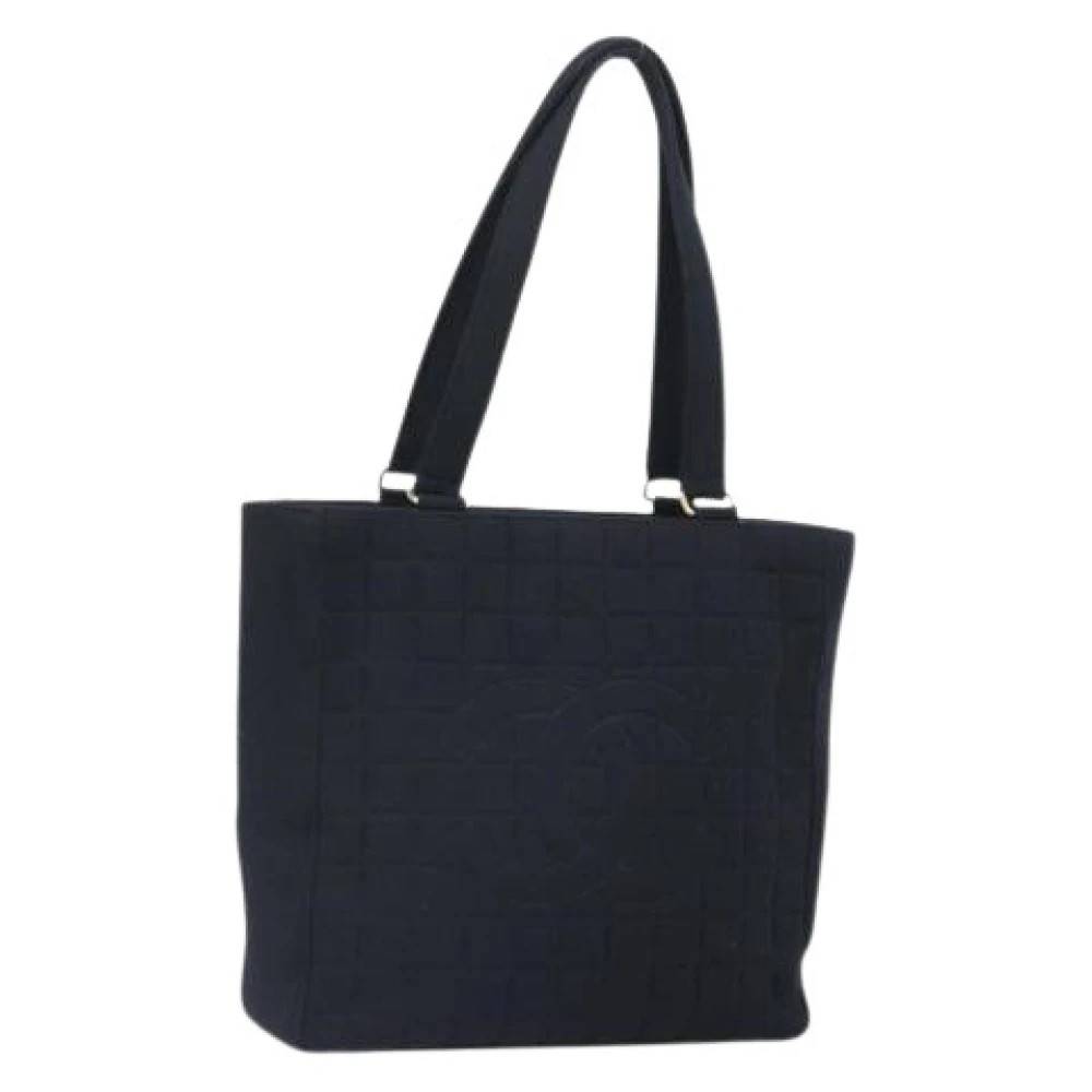 Chanel Vintage Pre-owned Vintage Tote Bag - Vintage - Dame - Sort - ONE SIZE - Bomuld