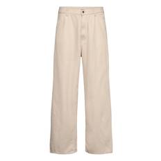 WEEKDAY Astro Linen Blend Trousers Beige