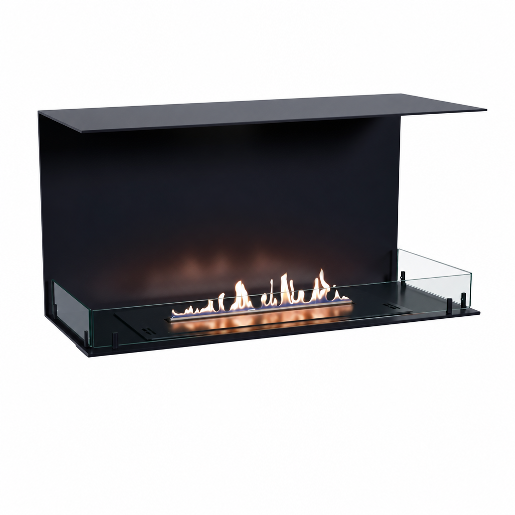 Foco Three 1000 - ScandiFlames Superior 80 cm - Svart - Manuell