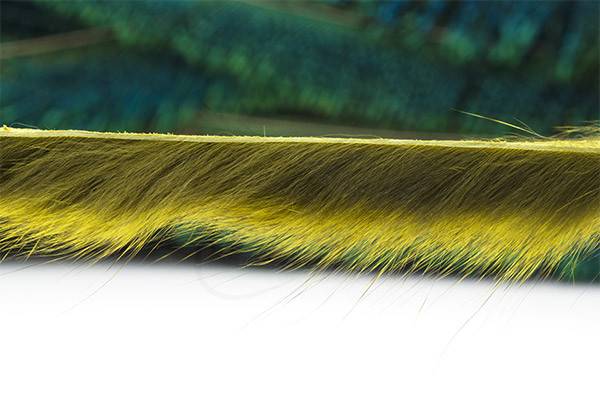 Troutline Grey Squirrel Zonker Strips (Färg: Yellow)