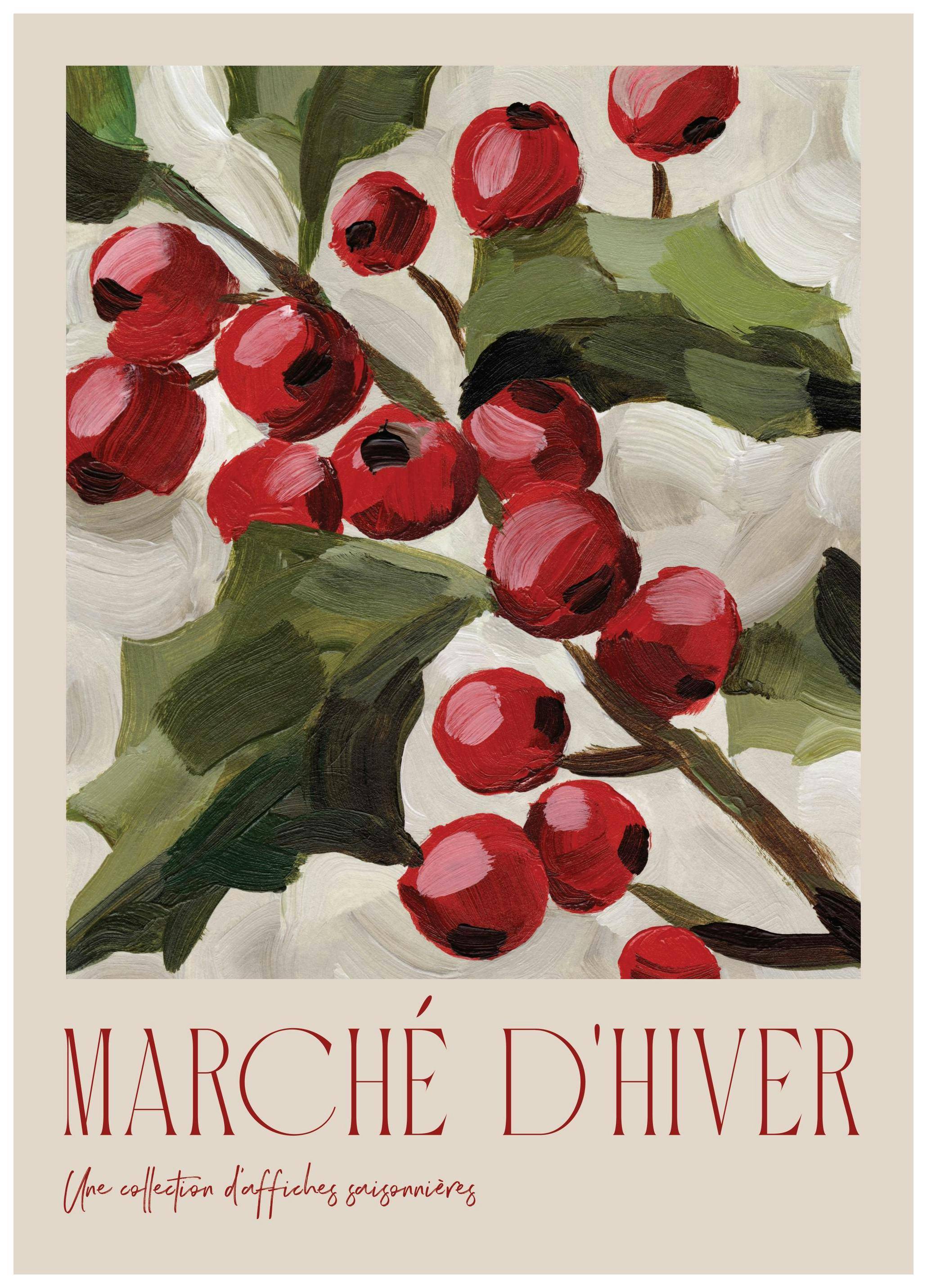 Marché D'Hiver No1 Poster (50x70 cm)
