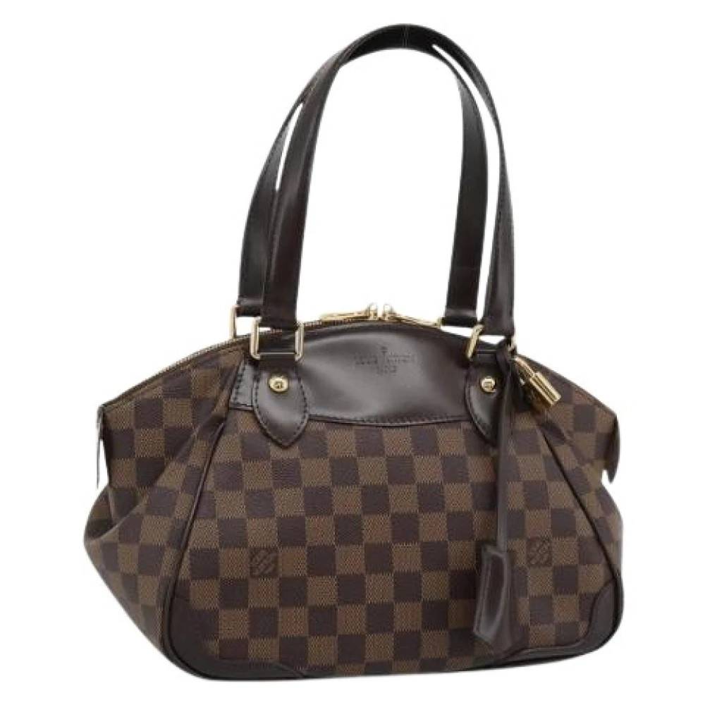 Louis Vuitton Vintage Pre-owned Verona PM Håndtaske - Vintage - Dame - Brun - ONE SIZE - Uld