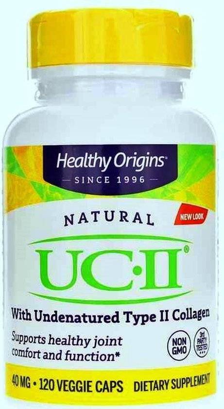 UC-II with Undenatured Type II Collagen 40 mg 120 Veggie Caps Healthy Origins - Default Title